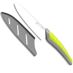 Couteau de cuisine du Chef, lame céramique 15 cm avec fourreau