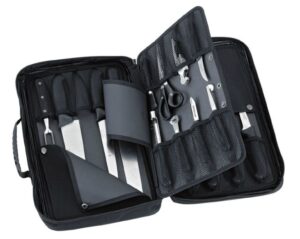 Mallette hôtellerie cuisinier 20 couteaux et ustensiles professionnels Bargoin