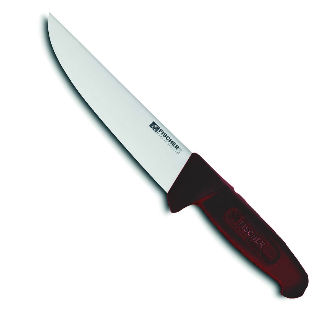 Couteau de boucher, lame inox 17 cm, HACCP