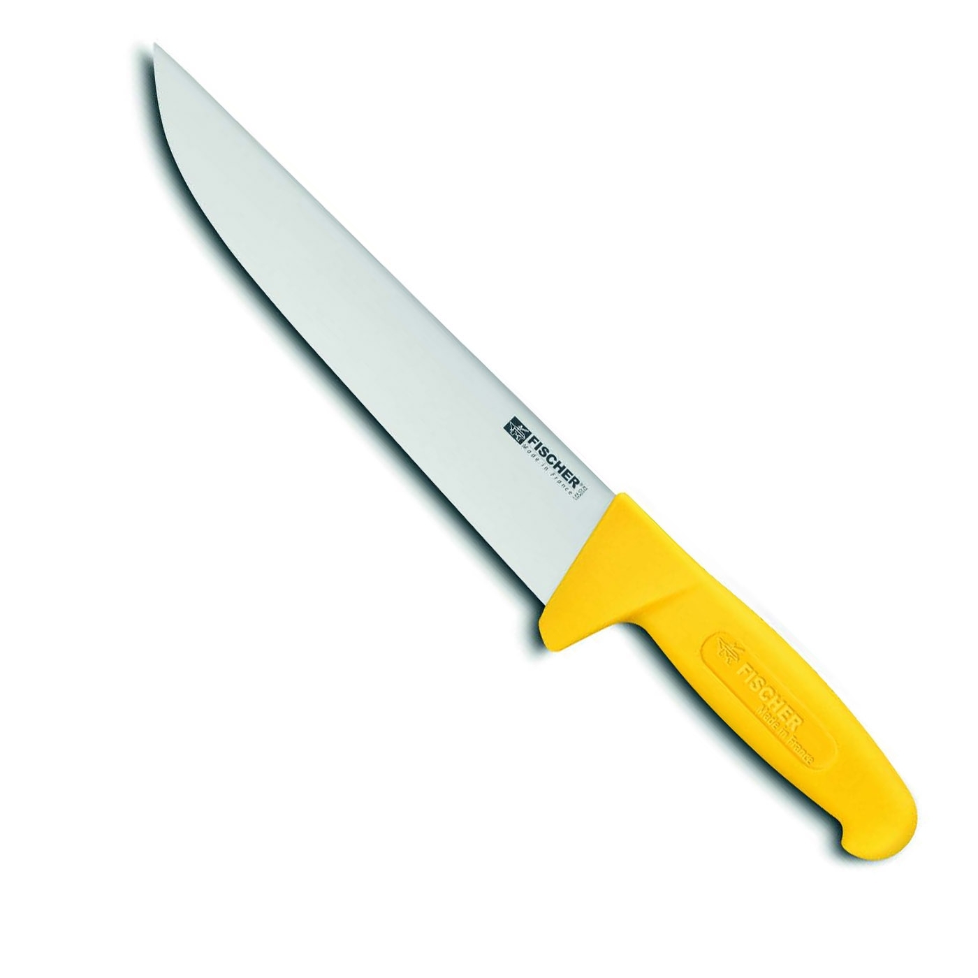 Couteau de boucher professionnel, lame inox 25 cm, HACCP fabrication Française