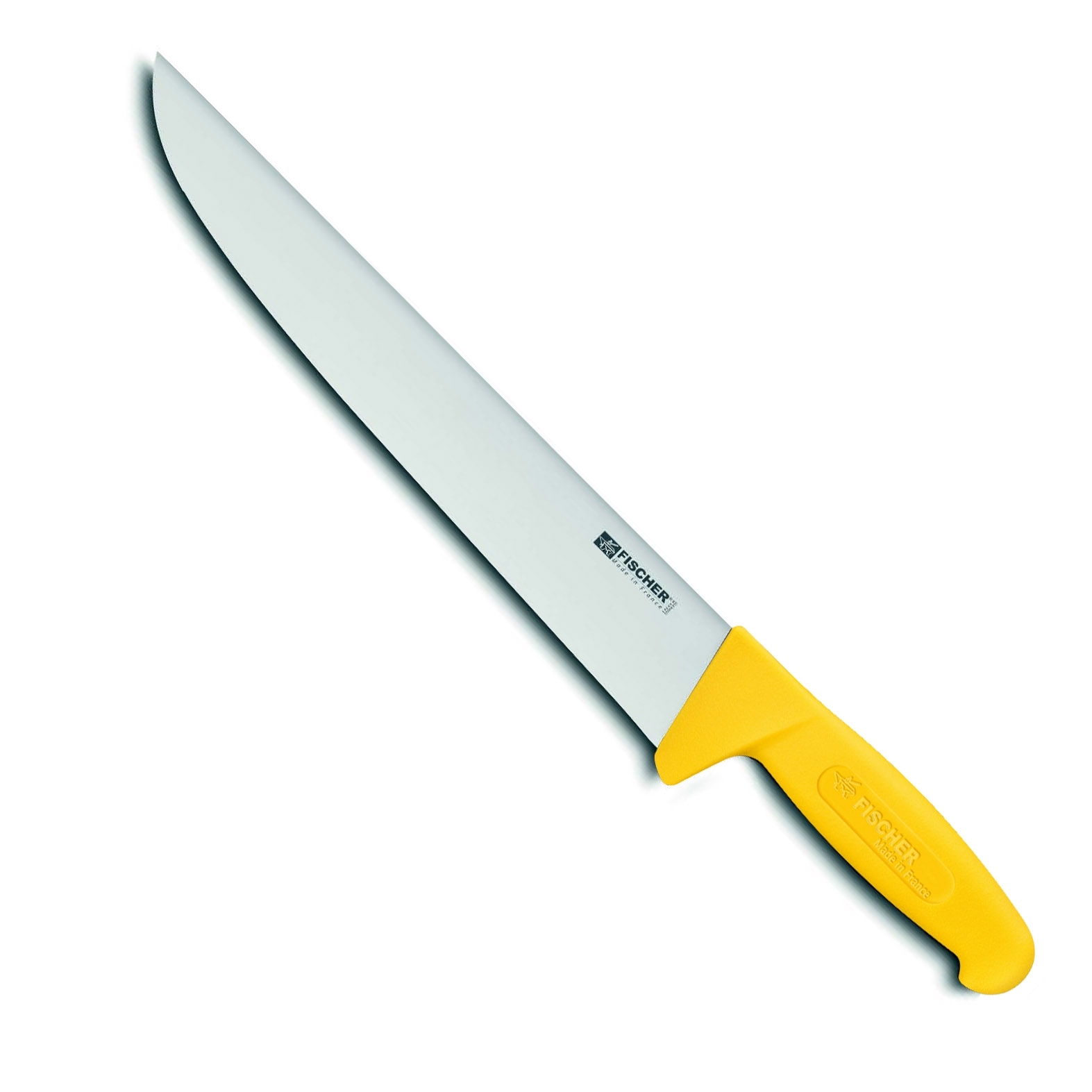 Couteau de boucher professionnel, lame inox 28 cm, HACCP