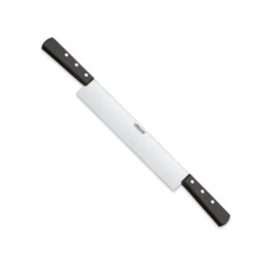 Couteau à fromage 2 manches lame de 26 cm en acier inox