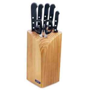 Bloc 5 couteaux de cuisine et ciseaux Universal