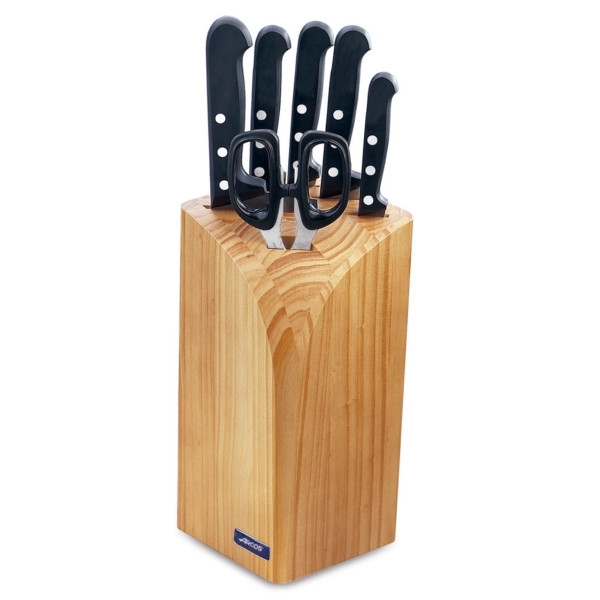 Bloc 5 couteaux de cuisine et ciseaux Universal