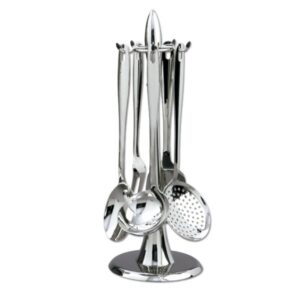 Penderie 5 ustensiles de cuisine tout inox Arcos