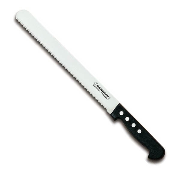 Couteau génoise ou biscotte professionnel – lame 33 cm, fabrication française