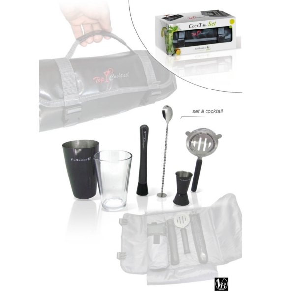 Set à cocktail avec accessoires