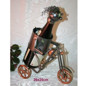 Porte bouteille métal motard