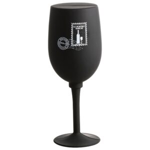 Coffret à vin 3 pièces en forme de verre à pied