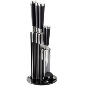 Bloc 5 couteaux de cuisine lames en inox