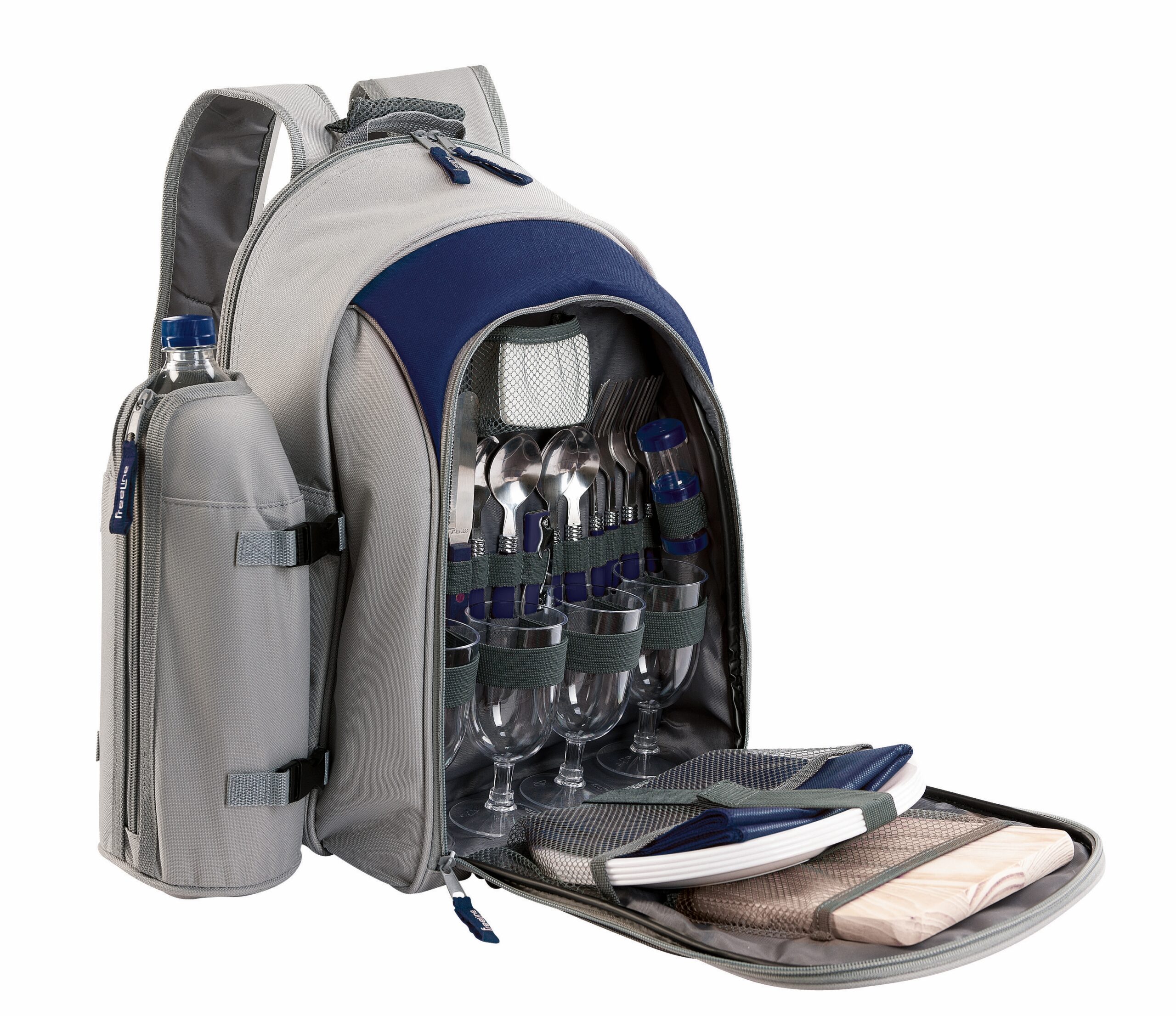 Sac à dos pique nique isotherme complet, 4 personnes
