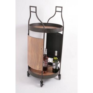 Bar roulant pour 12 bouteilles