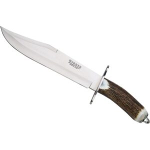 Couteau de chasse Bowie manche en véritable corne