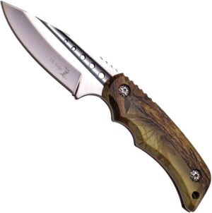 Couteau Elk Ridge lame fixe en acier inoxydable