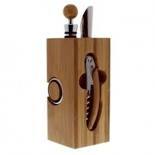 Coffret bloc sommelier garni de 6 accessoires