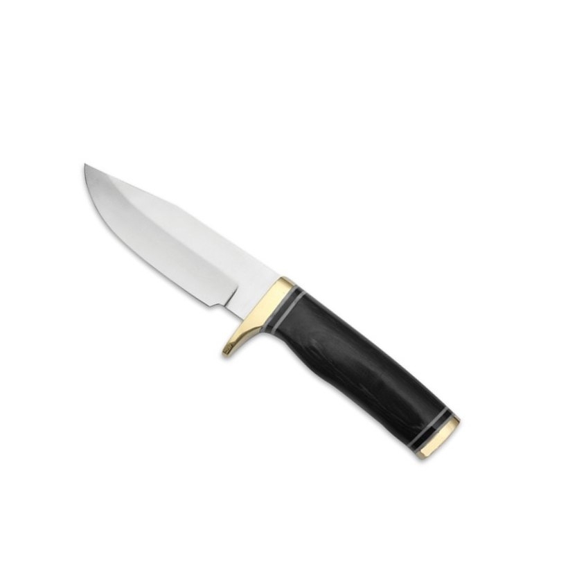 Couteau de chasse 22 cm, manche en bois coloré – Image 2