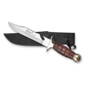 Couteau de chasse Tarzan avec son étui en cuir