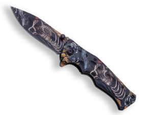 Couteau pliant Tête de mort