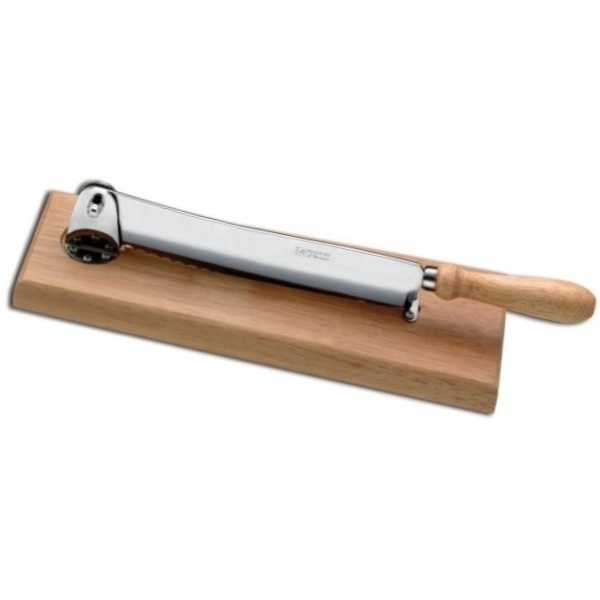 Coupe pain sur socle en bois lame de 25 cm