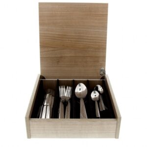 Ménagère de 48 couverts Doseo dans un coffret en bois