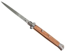 Couteau automatique Italien 28 cm manche bois d'olivier
