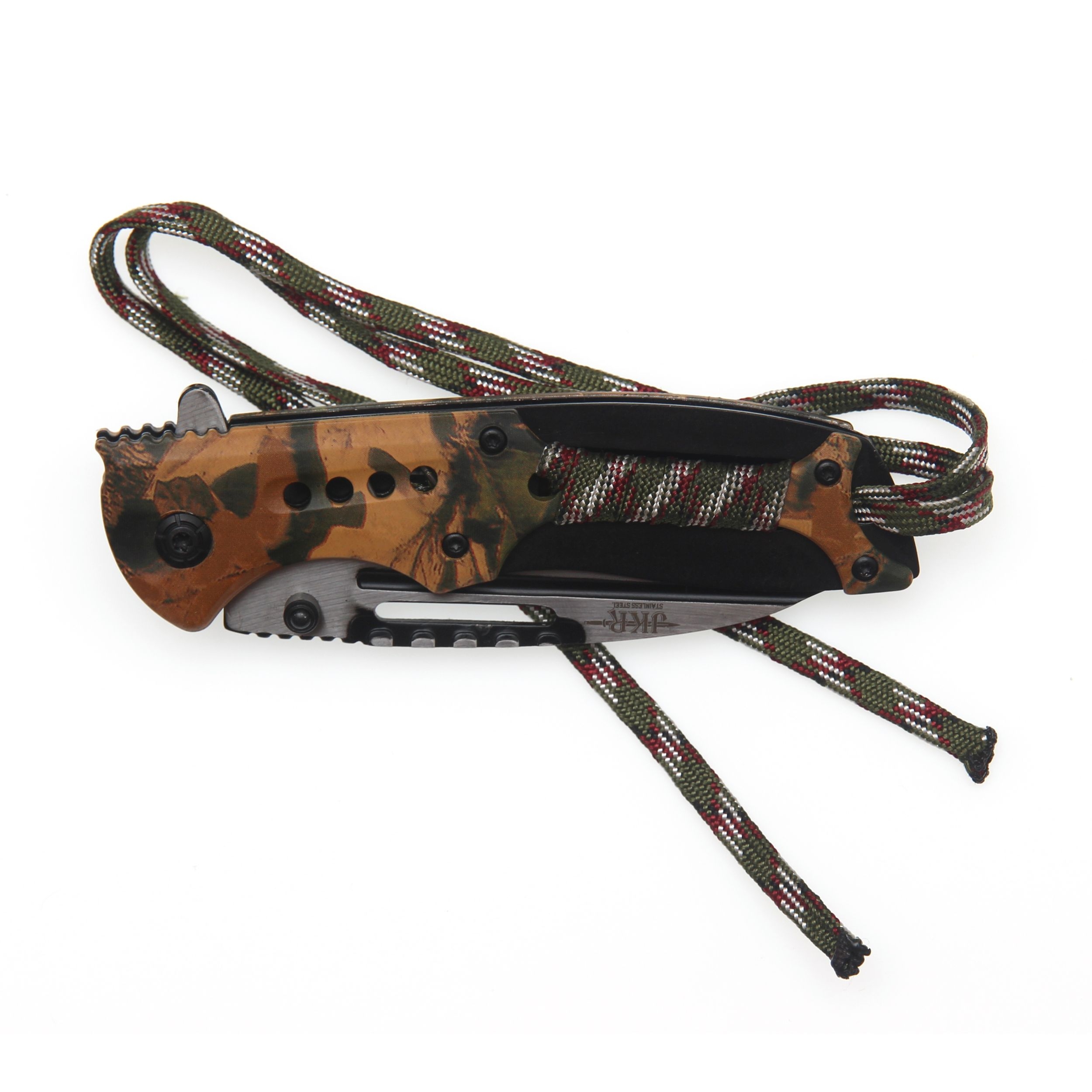 Couteau de poche Tactique JKR à ouverture assistée, manche alu – Image 2