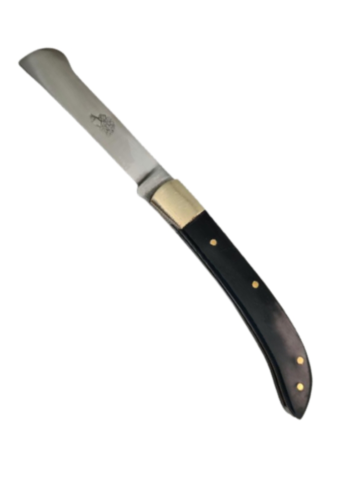 Couteau greffoir manche ABS noir 8 cm