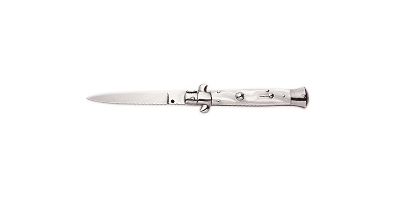 Couteau automatique manche Nacré lame de 9 cm – Image 3