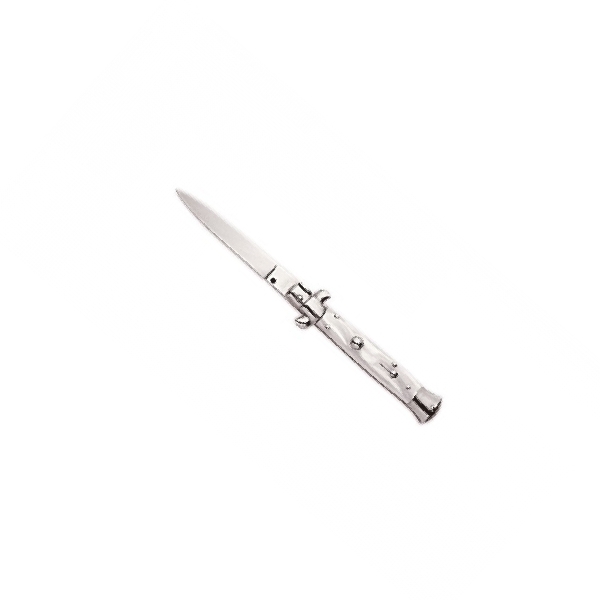 Couteau automatique manche Nacré lame de 9 cm – Image 2