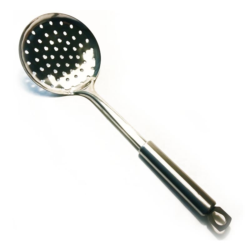 Ecumoire de cuisine tout acier inoxydable