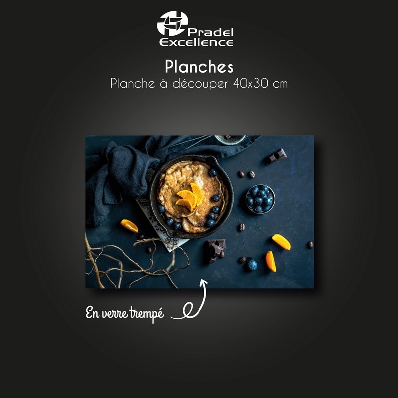 Planche à découper en verre 40 x 30 cm décor Sucrerie – Image 3