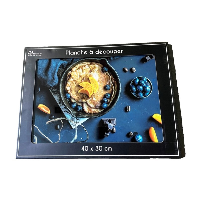 Planche à découper en verre 40 x 30 cm décor Sucrerie – Image 2