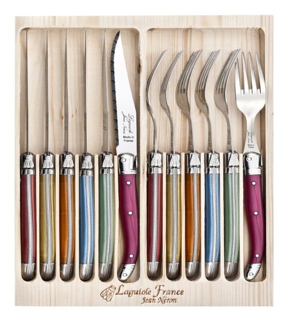 Ménagère de table 12 couverts Laguiole Fabrication France