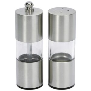 Duo Salière et Poivrière avec Moulin Manuel Réglable