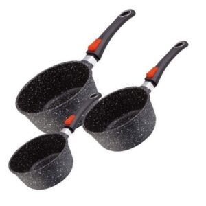 Série de 3 casseroles en fonte d'alu qualité Kamberg