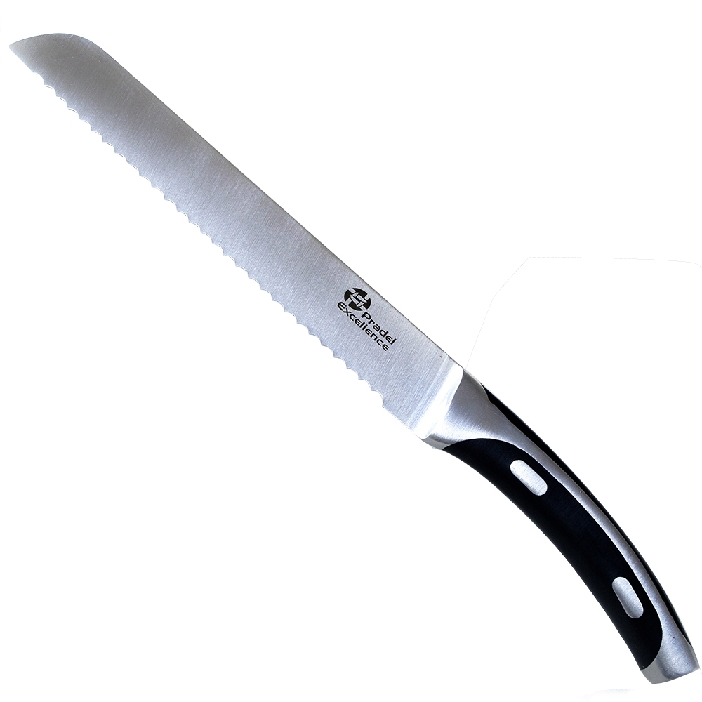 Couteaux à Pain lame inox crantée de 21 cm