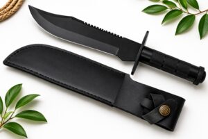 Couteau de chasse RAPTOR 30 cm avec étui en cuir