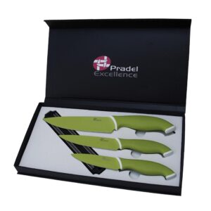 Coffret de 3 Couteaux de cuisine avec sa barre aimantée