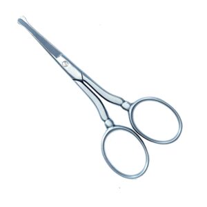 Ciseaux poil de nez droit bout arrondis