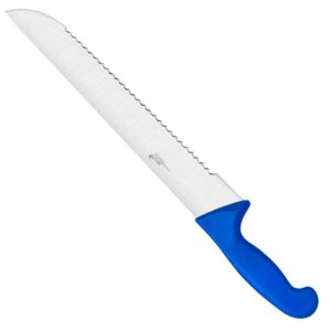 Couteau à poisson professionnel 33 cm – Crantage demi‑lune France