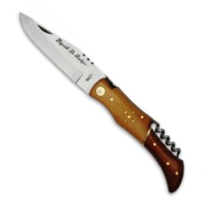 Couteau pliant Laguiole tire bouchon