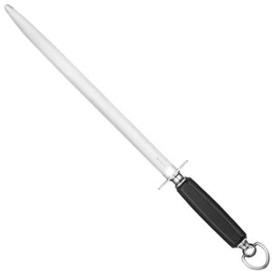 Fusil à aiguiser mèche ronde 30 cm manche bois