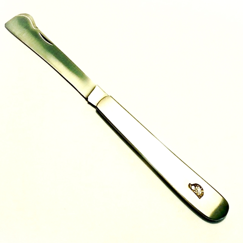 Couteau greffoir tout inox lame 7 cm – Image 3