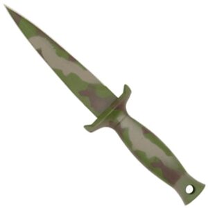 Couteau de botte monobloc finition camouflage