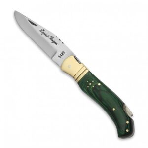 Couteau de poche Laguiole manche en bois coloré