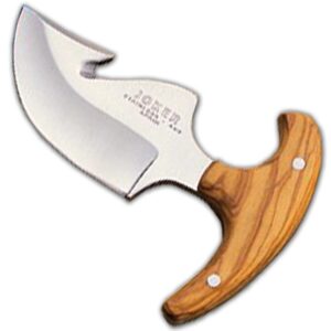 Couteau à dépecer manche en bois d' Olivier