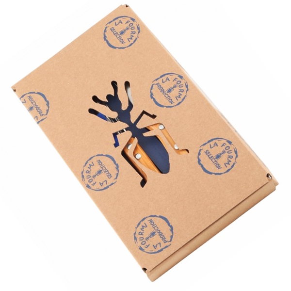 Pack de 4 couteaux de cuisine manche bois d'olivier qualité Française – Image 2