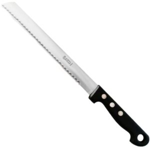 Couteau à pain manche en ABS avec 3 rivets en inox