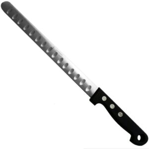 Couteau de jambon lame alvéolée sur 2 faces