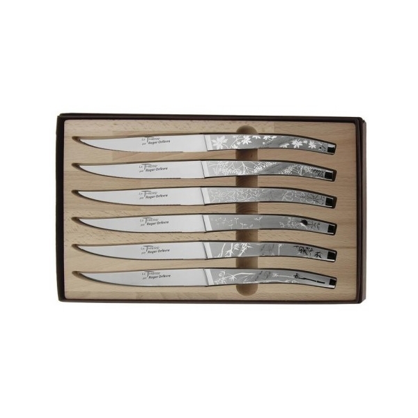 Coffret 6 Couteaux Le Thiers® Natura – Fabrication Française – Image 2